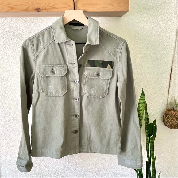 all saints army jacket